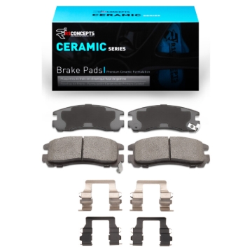Picture of R1 88-99 Dodge Stealth Rear Ceramic Brake Pads & Hardware Kit