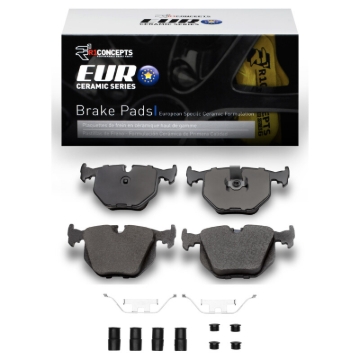 Picture of R1 91-10 BMW 330CI Rear Euro Ceramic Brake Pads & Hardware Kit