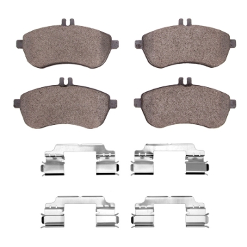Picture of R1 08-16 Mercedes-Benz C300 Sedan Front Euro Ceramic Brake Pads & Hardware Kit