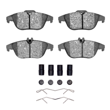 Picture of R1 08-17 Mercedes-Benz E400 Rear Euro Ceramic Brake Pads & Hardware Kit
