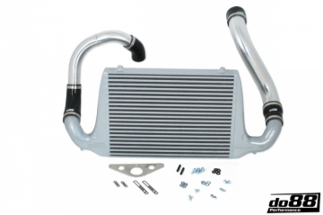 Picture of do88 81-86 SAAB 900 Turbo BigPack Front Mount Intercooler Kit w/Black Hoses