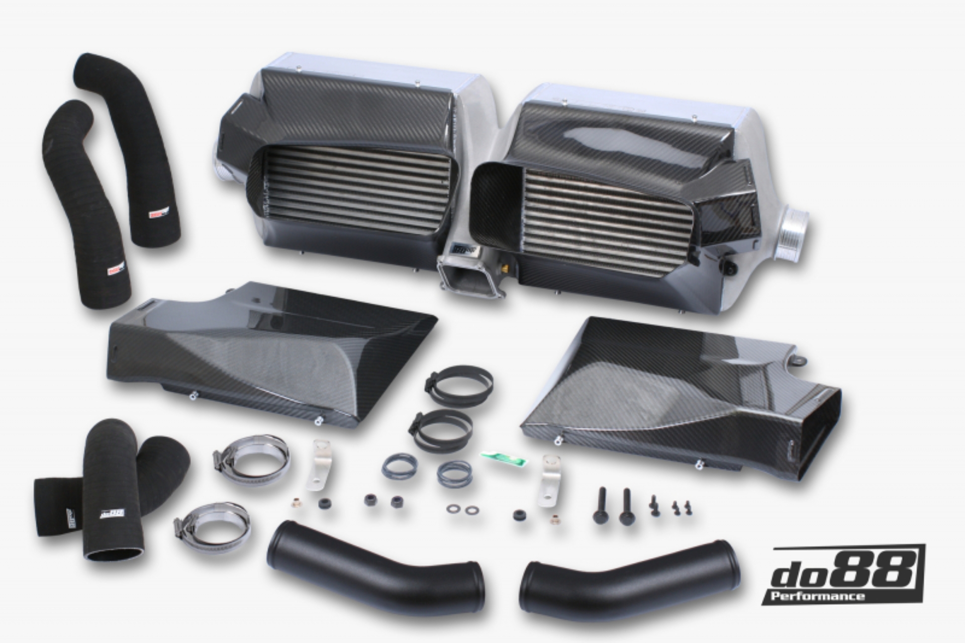 Picture of do88 19-24 Porsche 911 Carrera (992.1) Standard Bumper BigPack Intercooler Kit