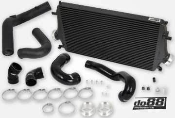 Picture of do88 10-11 SAAB NG 9-5 2.8T/Turbo6 BigPack Intercooler Kit w/Black Hoses