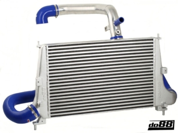 Picture of do88 98-00 SAAB 9-5 2.0T/2.3T/Aero (B205/B235) BigPack Intercooler Kit w/Red Hoses
