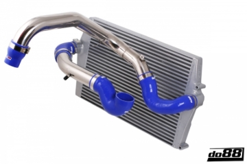 Picture of do88 00-02 Volvo S60/V70 2.0T/2.3T/2.4T (T5) BigPack Intercooler Kit w/Blue Hoses