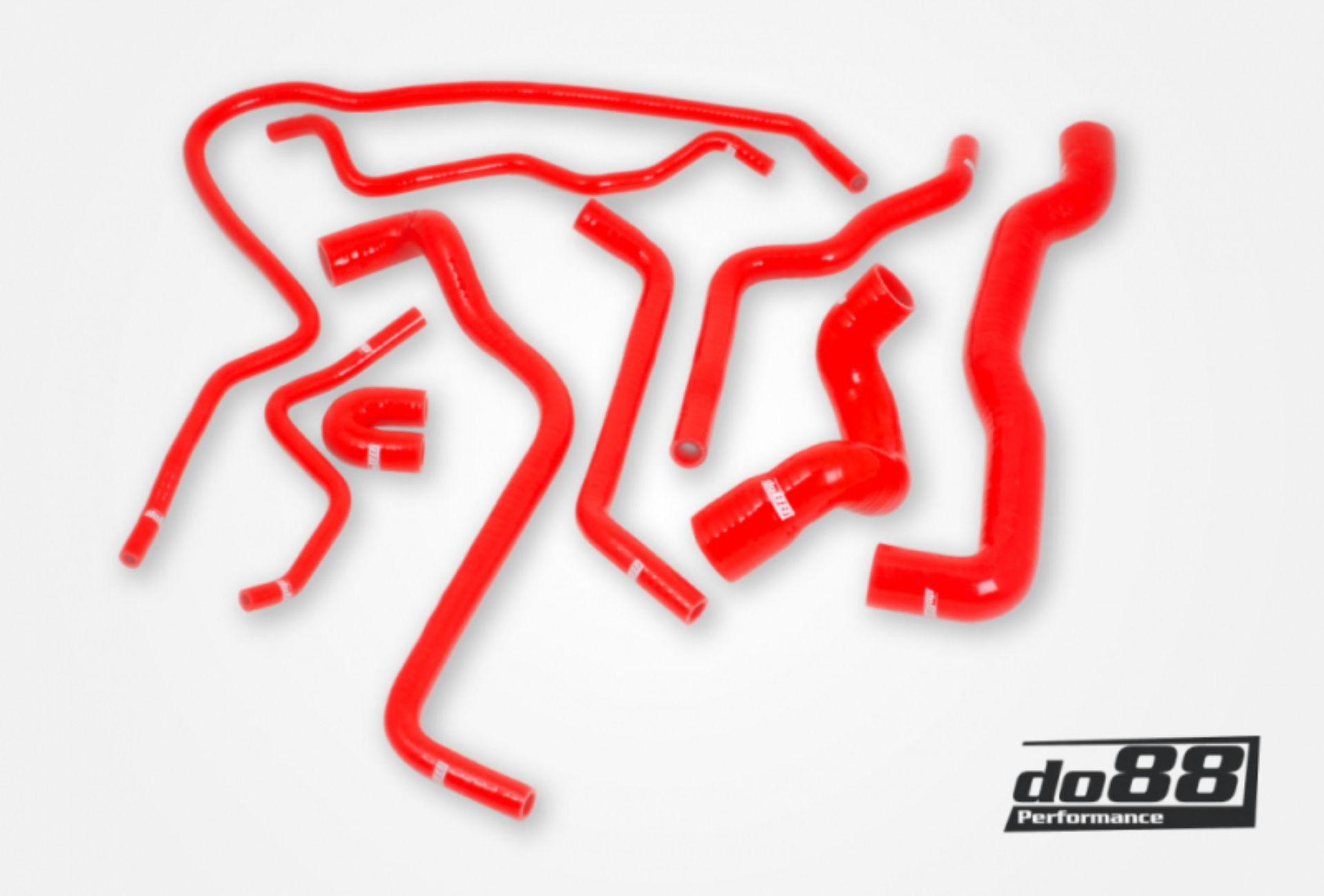 Picture of do88 SAAB 9-3 Turbo T7 99-03 Coolant Hoses Red