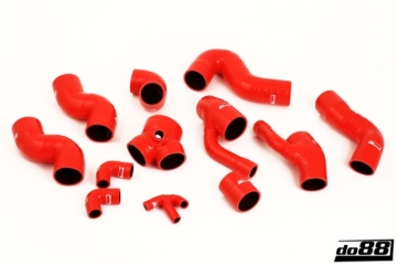 Picture of do88 99-02 Audi S4/A6 2.7L BiTurbo (AGB/AJK/AZA) Pressure Hoses - Red