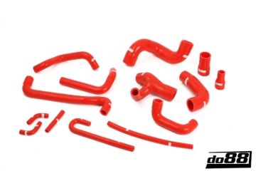 Picture of do88 86-92 BMW M3 S14B23/S14B23 Evo II/S14B23 Evo III (E30) Coolant Hoses - Red
