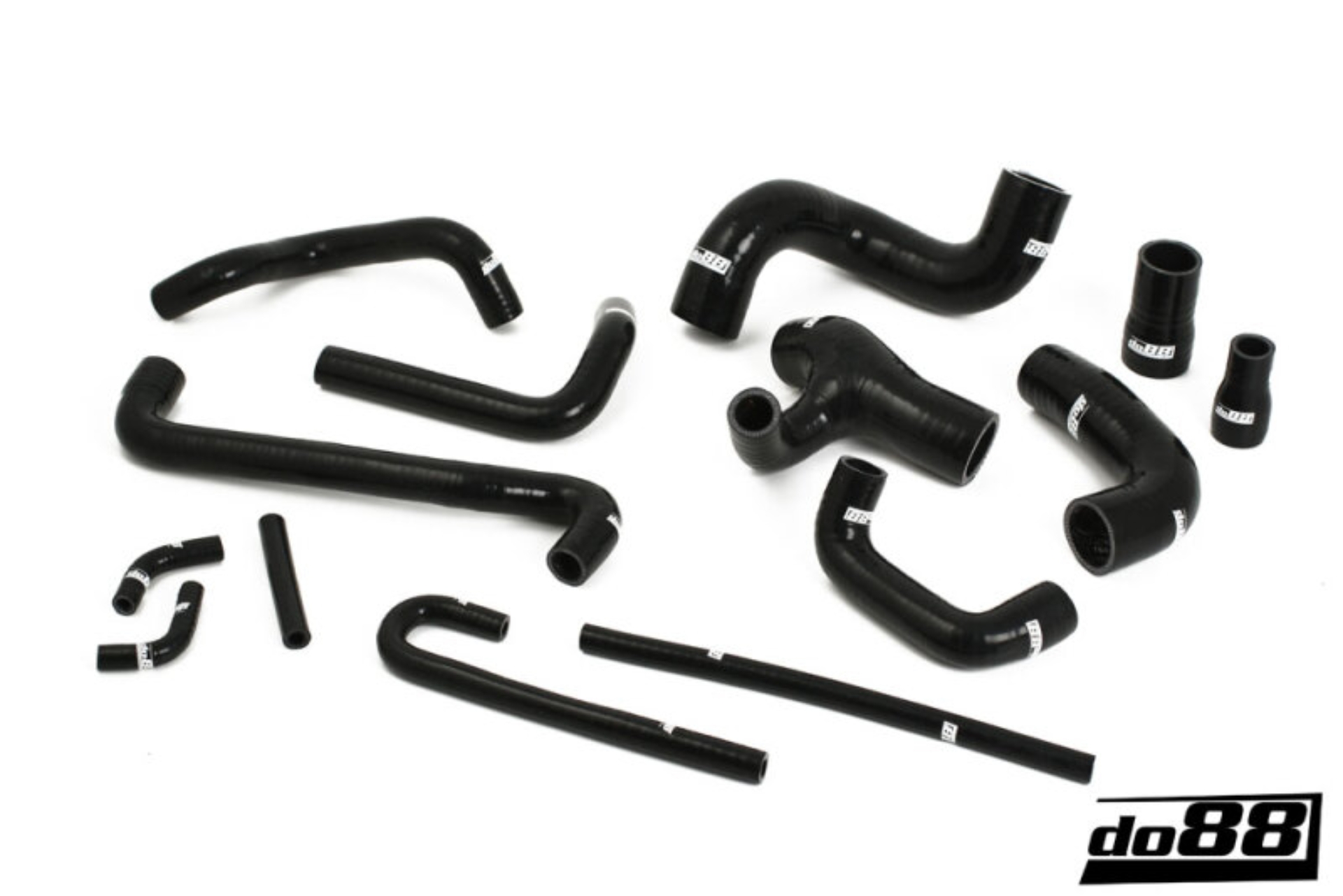 Picture of do88 86-92 BMW M3 S14B23/S14B23 Evo II/S14B23 Evo III (E30) Coolant Hoses - Black