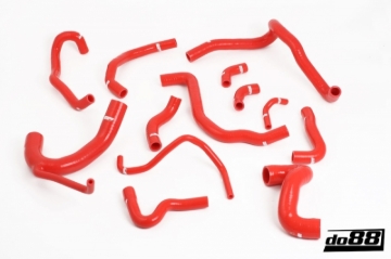 Picture of do88 98-02 Audi S4/RS4 2.7L BiTurbo (B5) Radiator Hoses - Red