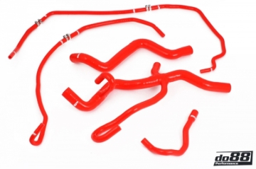 Picture of do88 Volvo C30/C70/S40/V50 Turbo Automatic 04-13 Coolant Hoses Red