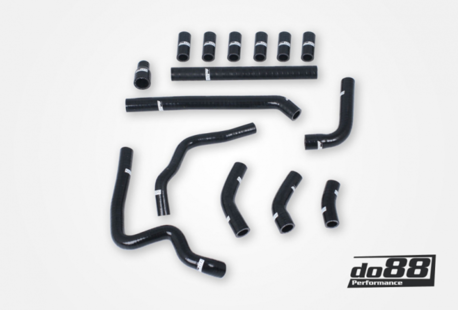 Picture of do88 02-04 Audi RS6 4.2L BiTurbo (C5) Crankcase Vent Hoses - Black