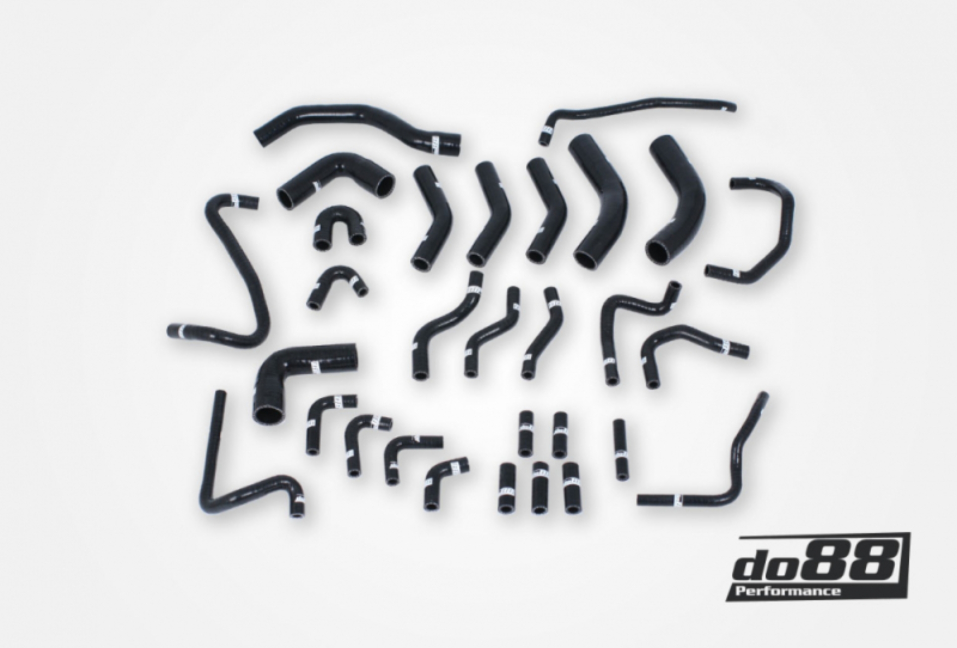 Picture of do88 02-04 Audi RS6 4.2L BiTurbo (C5) Vacuum Hoses - Black