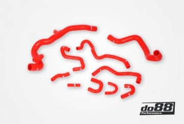 Picture of do88 Volvo S60/V60/V70/XC70/S80 T4 T5 2.5FT Automatic 07-16 Coolant Hoses Red
