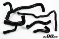 Picture of do88 89-92 Audi Ur-Quattro 2.2T 20V Radiator Hoses - Black