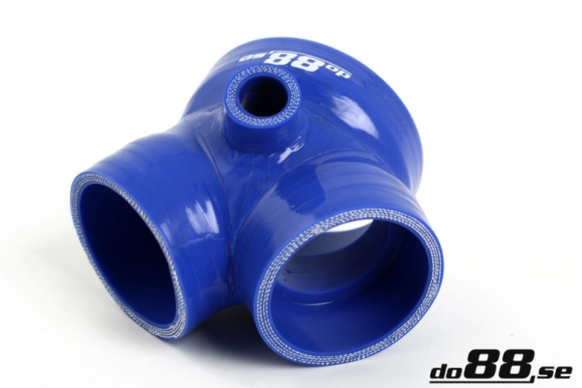 Picture of do88 99-02 Audi S4/A6 2.7L BiTurbo (AGB/AJK/AZA) Throttle Body Hose - Blue