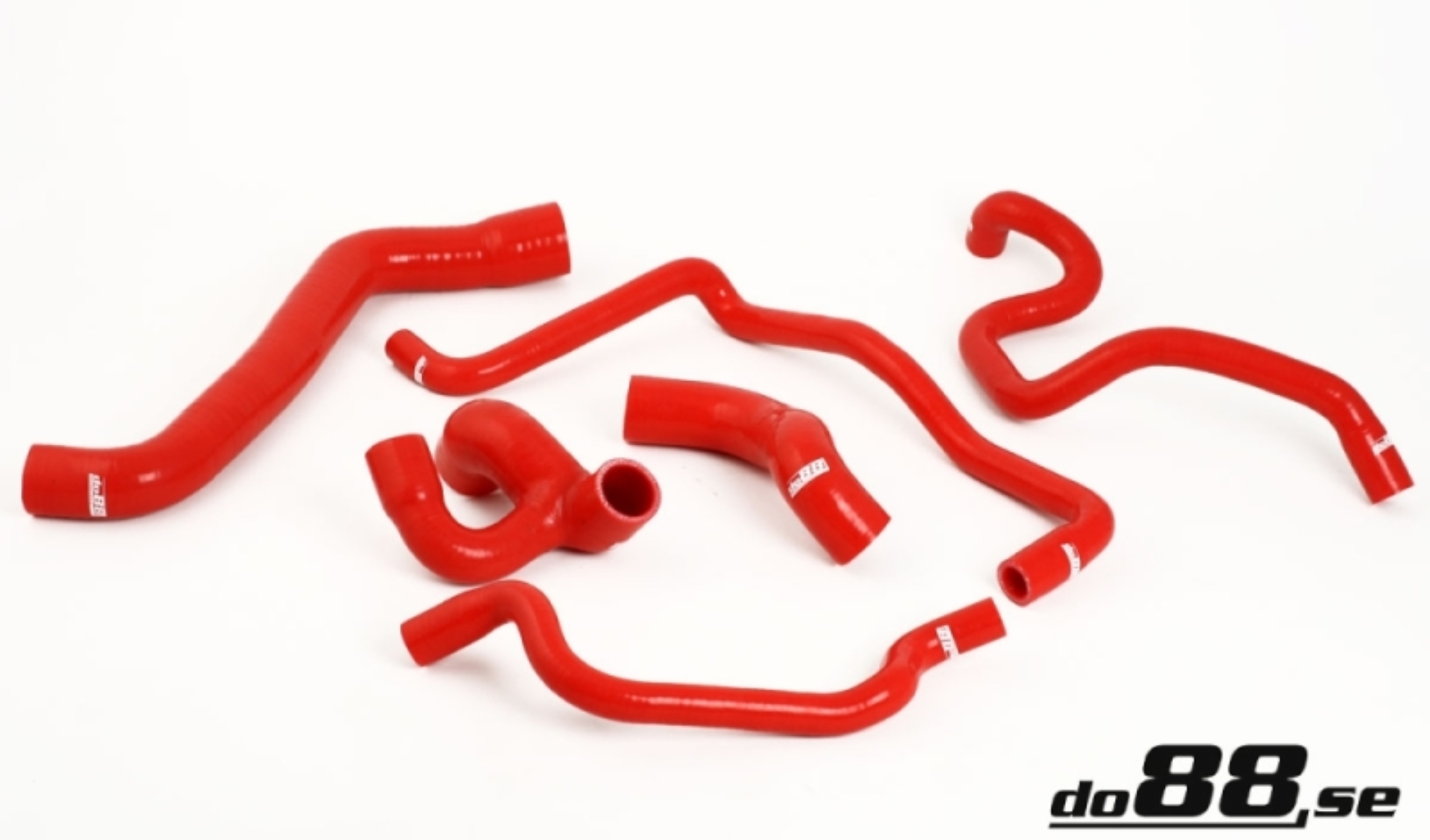 Picture of do88 92-97 Opel Calibra 2.0T/89-95 Opel Vectra A 2.0T (C20LET) Coolant Hoses - Red