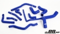Picture of do88 91-97 Audi S4/S6/A6 2.2T C4 (AAN) Radiator Hoses - Blue