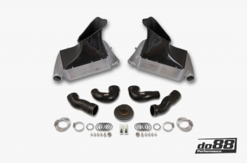 Picture of do88 10-12 Porsche 911 Turbo/Turbo S (997.2) MERA Intercooler Kit for OEM Y-Pipe