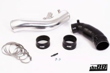 Picture of do88 SAAB 9-3 2.8T V6 06-11 Inlet Pipe w/Black Hoses