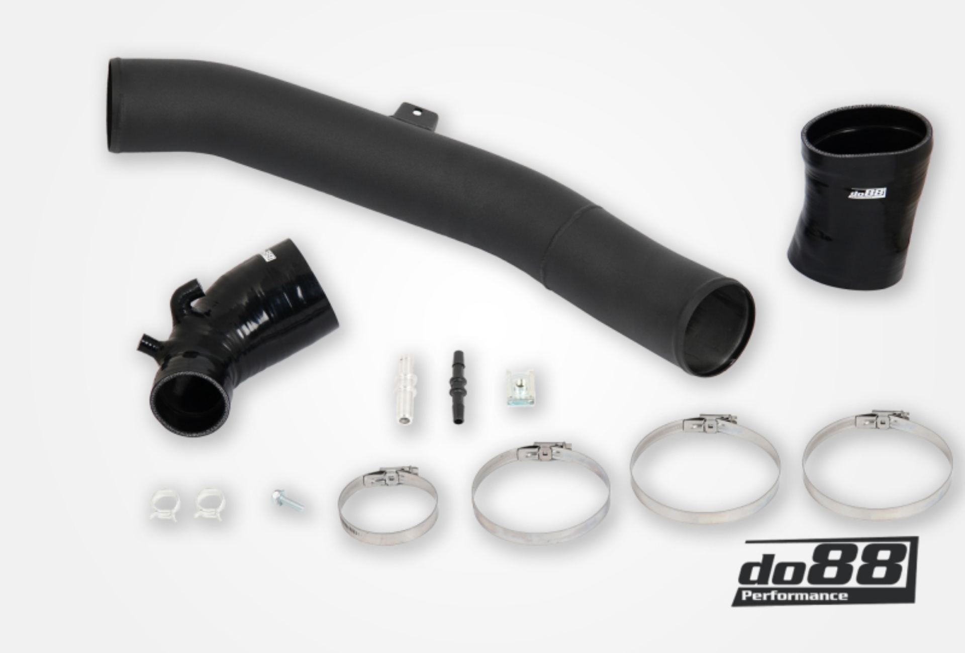 Picture of do88 SAAB 9-5 2.8t V6 10-11 Inlet Pipe w/Black Hoses