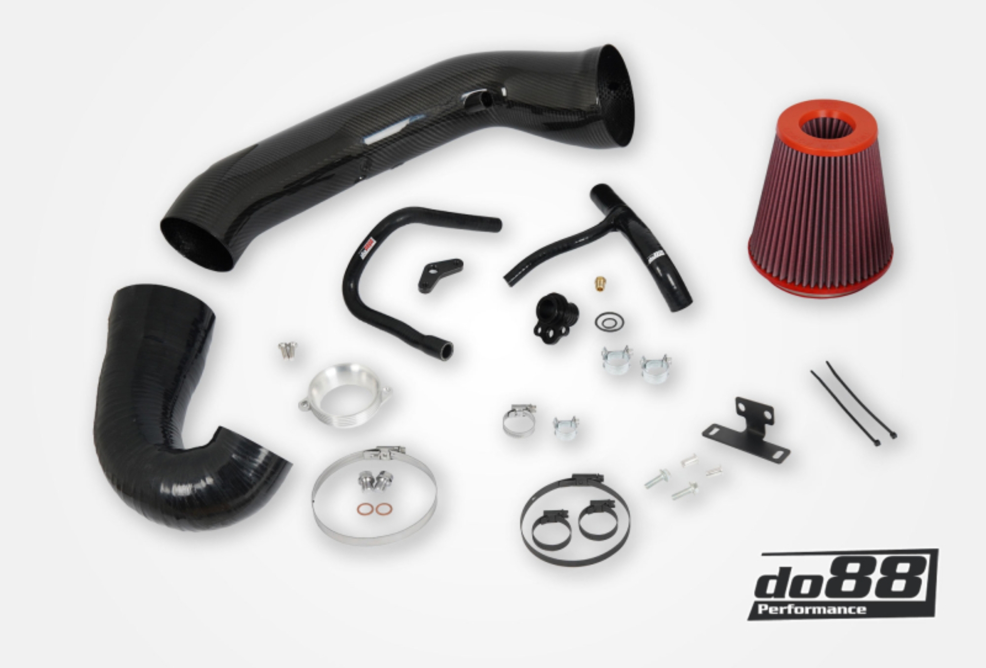 Picture of do88 Audi RS3 2.5T (8V)/TT RS 2.5T (8S) BeastFlow Open Intake Kit + Inlet Hose (OE Turbo)