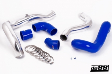 Picture of do88 SAAB 9-3 2.8T V6 06-11 Pressure Pipes w/Blue Hoses