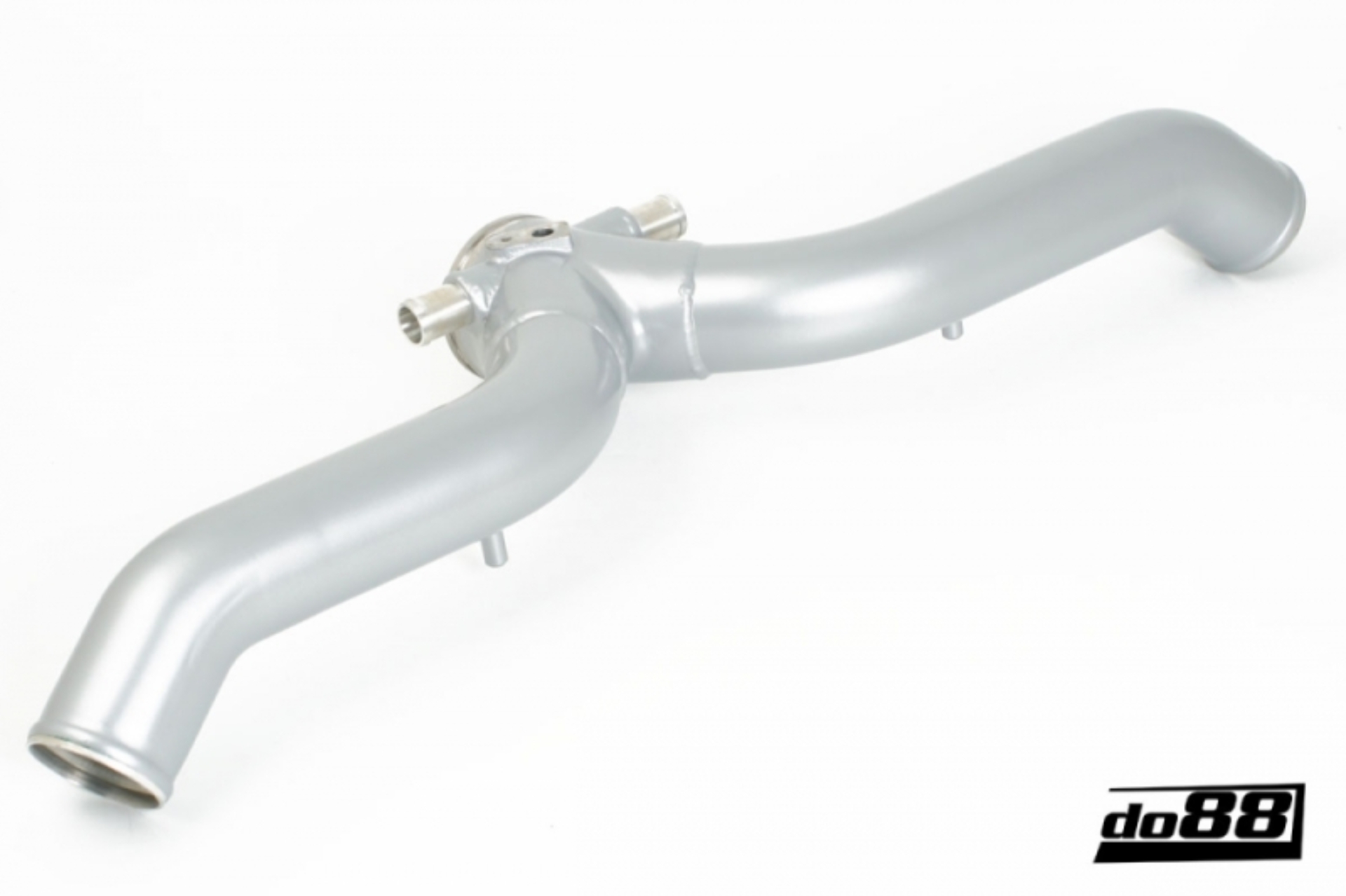 Picture of do88 Porsche 997.2 Turbo 2010- Y-Pipe Silver for do88 Intercooler