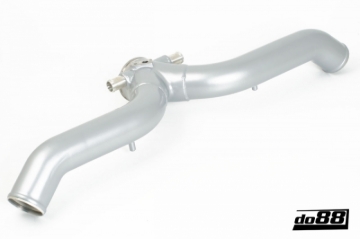 Picture of do88 Porsche 997.2 Turbo 2010- Y-Pipe Silver for do88 Intercooler
