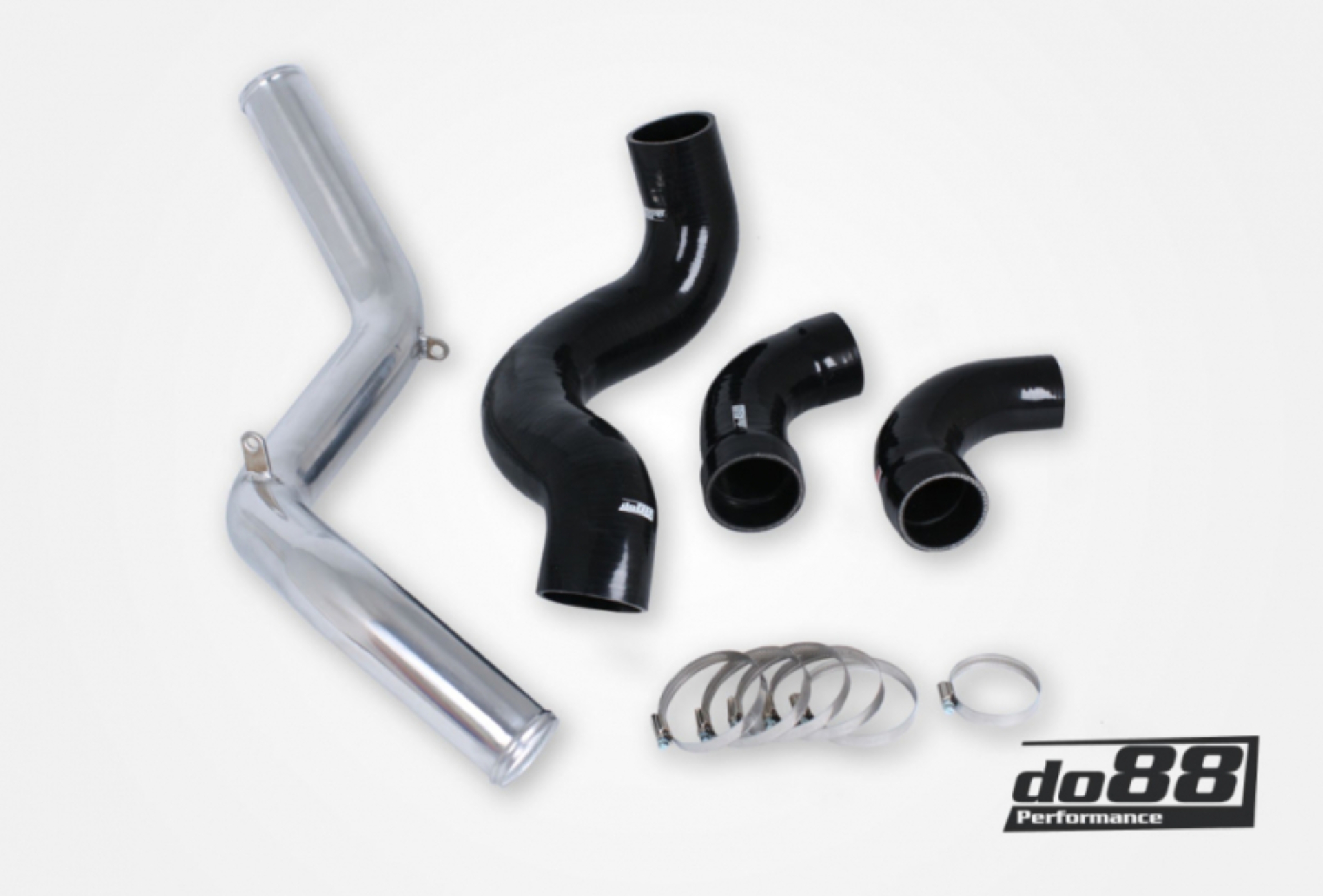 Picture of do88 Volvo V70/S80 2.5T 2.5FT AFV 08-15 Pressure Pipes Black Hoses