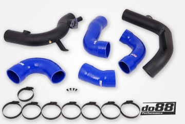 Picture of do88 VAG 2.0 TSI EA888 Gen4 (300hp+) do88 Intercooler Pressure Pipes Blue Hoses