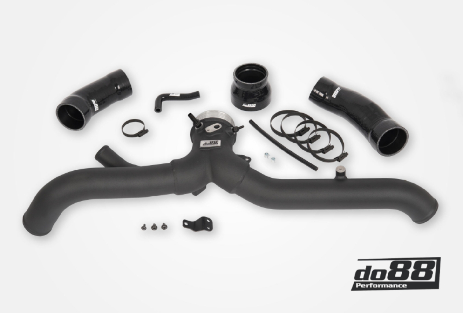 Picture of do88 01-05 Porsche 911 Turbo/Turbo S/X50/GT2 (996) Y-Pipe for do88 ICM-410 Intercooler