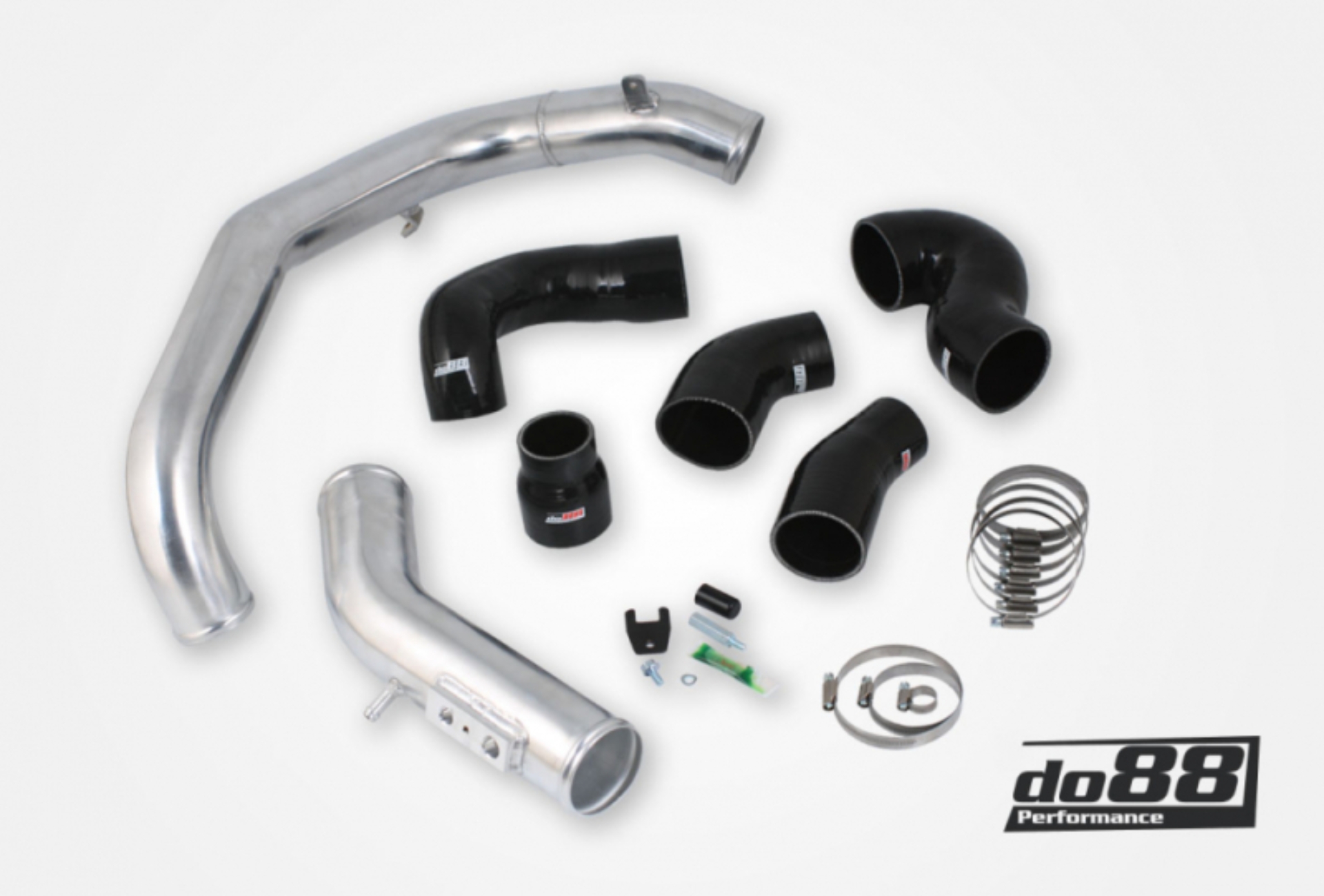 Picture of do88 Volvo S60/V70n Turbo Pressure Pipes Black Hoses 00-02 No BOV