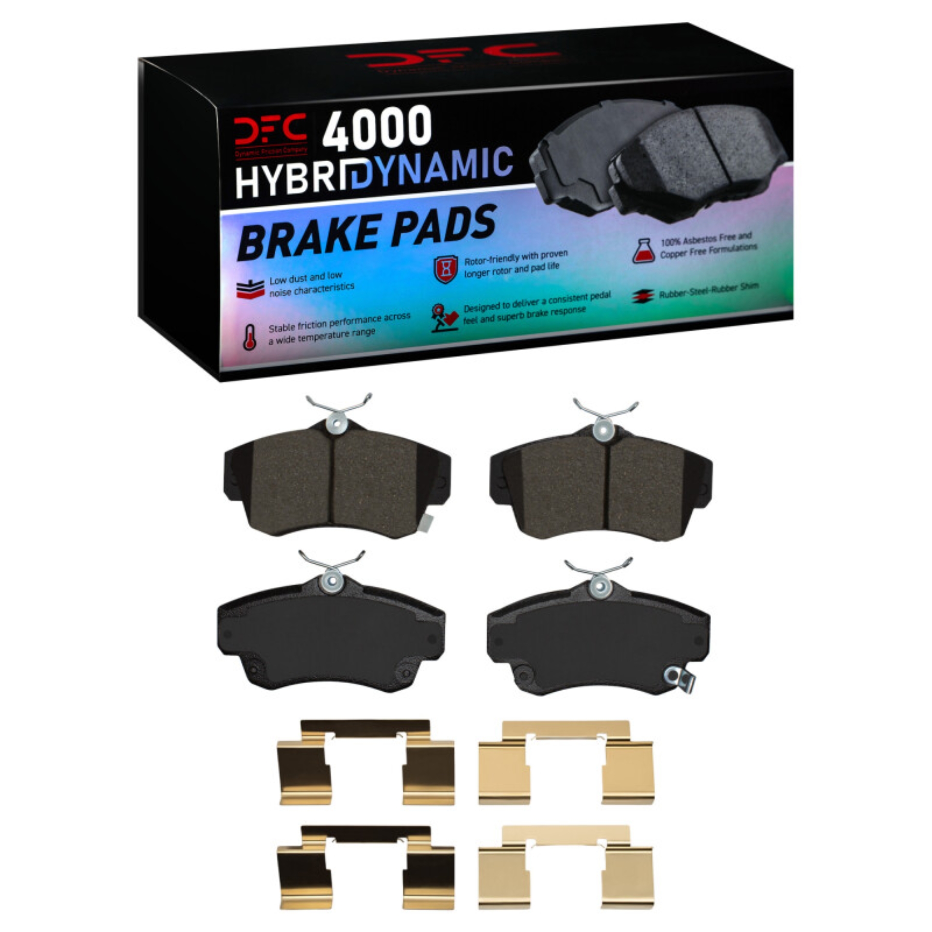 Picture of DFC 03-09 Chrysler PT Cruiser Front 4000 HybriDynamic Brake Pads and Hardware Kit