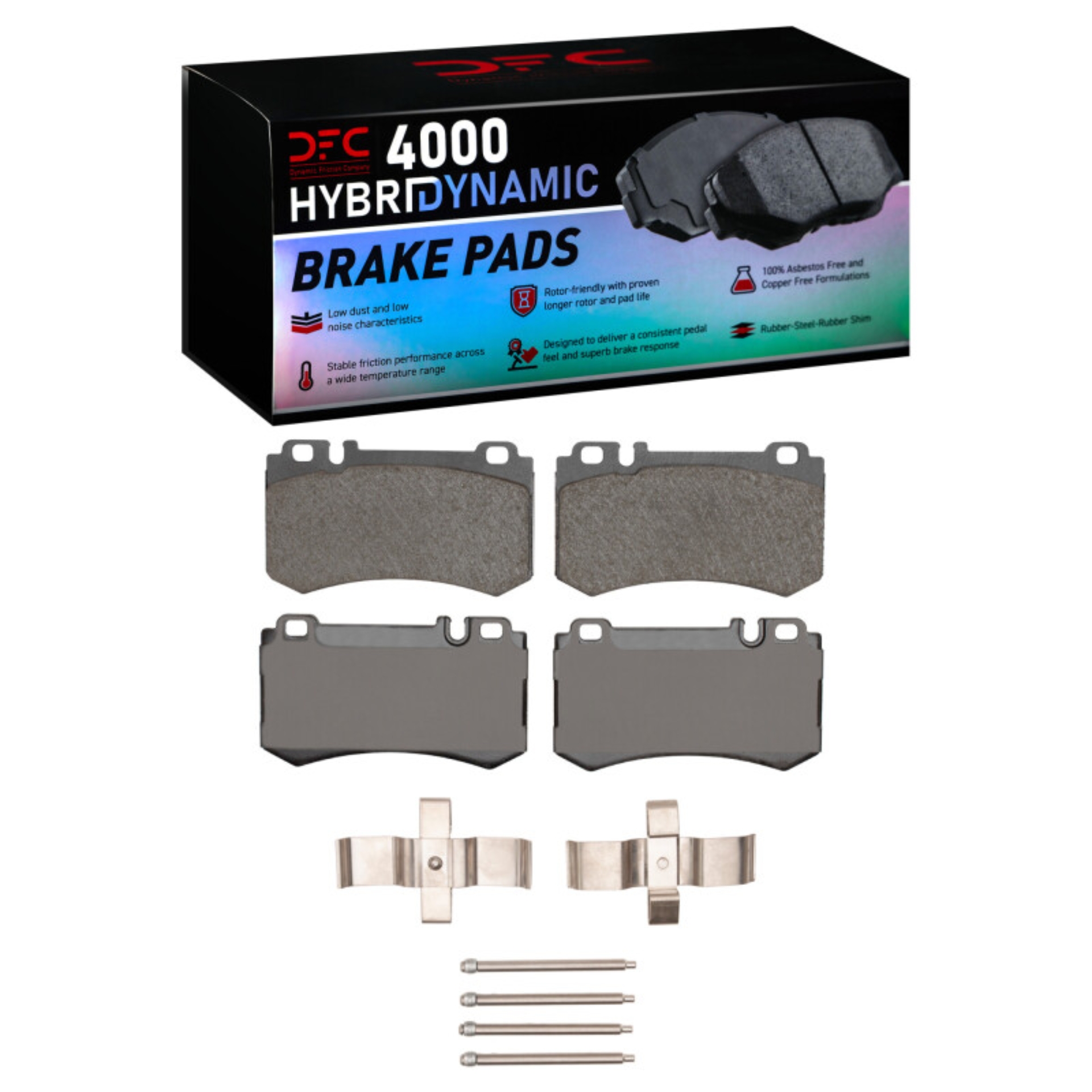 Picture of DFC 03-11 Mercedes-Benz S55 AMG Rear 4000 HybriDynamic Brake Pads and Hardware Kit