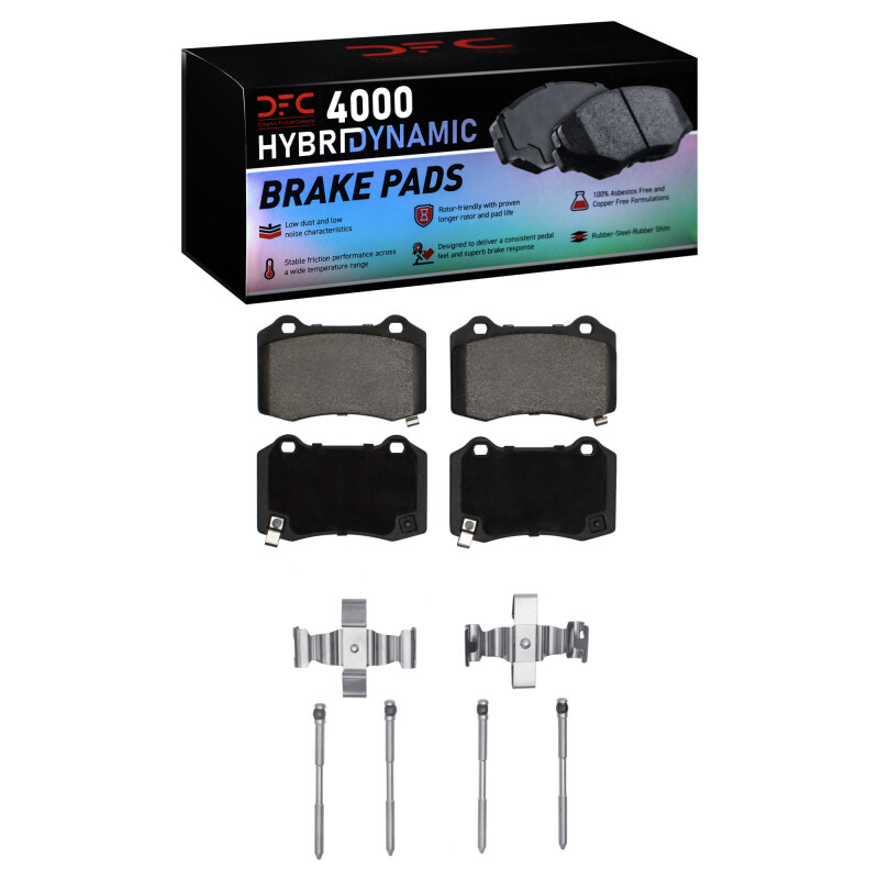 Picture of DFC 18-25 Dodge Durango Rear 4000 HybriDynamic Brake Pads and Hardware Kit