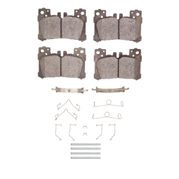 Picture of DFC 18-24 Lexus LS500 Rear 4000 HybriDynamic Brake Pads and Hardware Kit