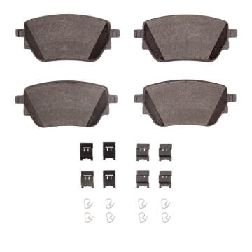Picture of DFC 19-26 Mercedes-Benz CLA200 (Mexico) Rear 4000 HybriDynamic Brake Pads and Hardware Kit