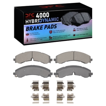 Picture of DFC 22-26 Chevrolet Silverado EV Front 4000 HybriDynamic Brake Pads and Hardware Kit