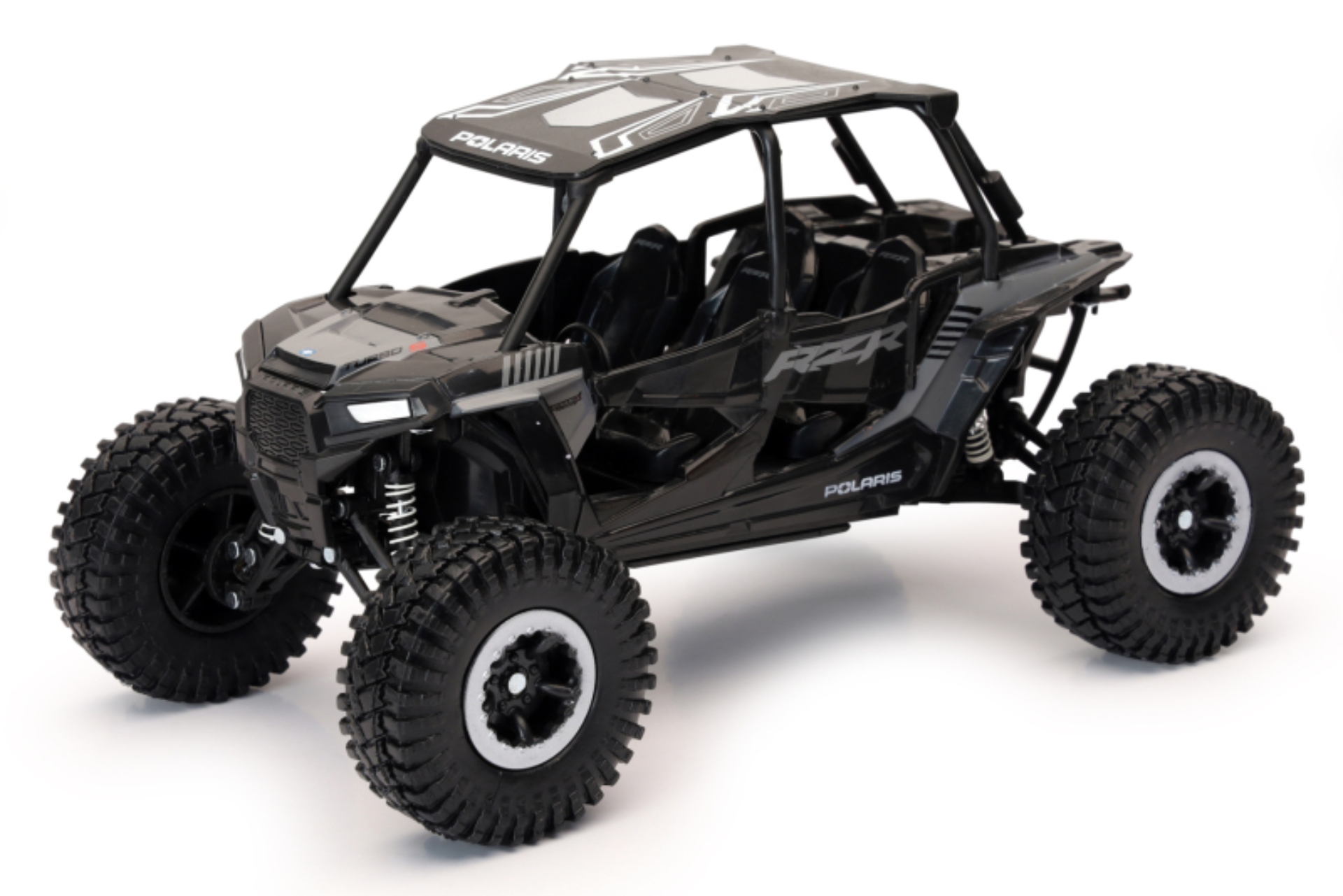 Picture of New Ray Toys Polaris RZR XP 4 Turbo Rock Crawler (Titanium Metallic) Scale - 1:18