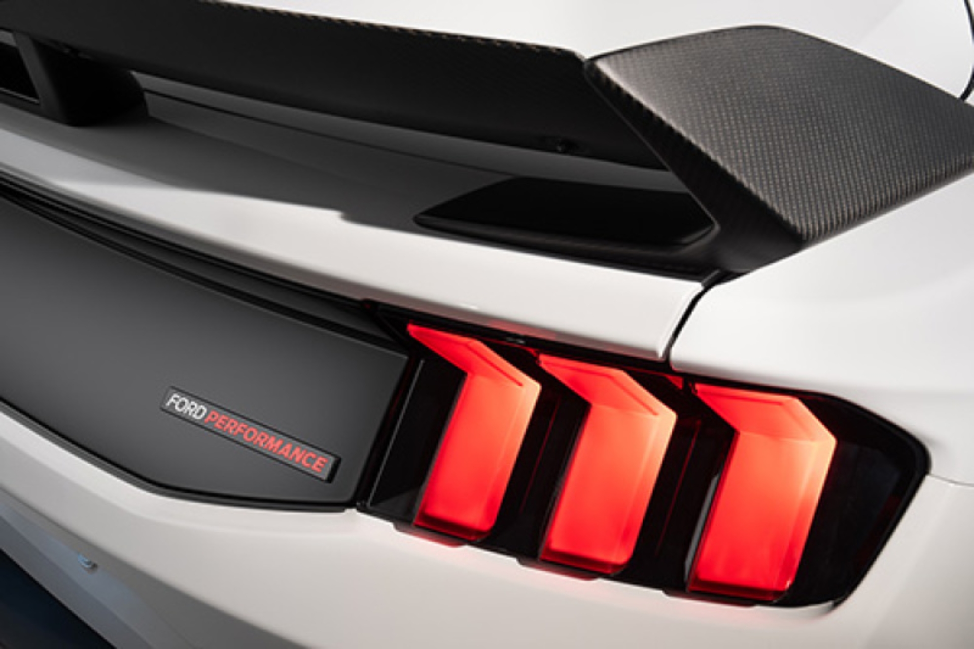 Picture of Ford Performance Rear Badge - Black/White/Red