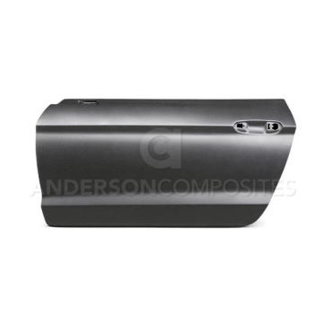 Picture of Anderson Composites 15-17 Ford Mustang Dry Carbon Doors (Pair)