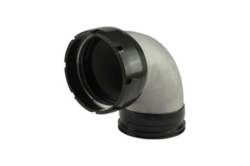 Picture of Turbosmart Turbo Adapter Compressor Outlet 3.00in to 90 Elbow Vibrant Plazmaclamp 3.00in