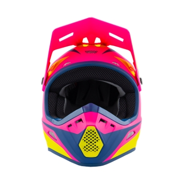 Picture of Answer 26 AR1 Mototown Helmet Matte Pink/Hyper Acid/Dark Blue - Large