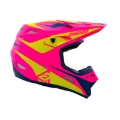 Picture of Answer 26 AR1 Mototown Helmet Matte Pink/Hyper Acid/Dark Blue Youth - Large