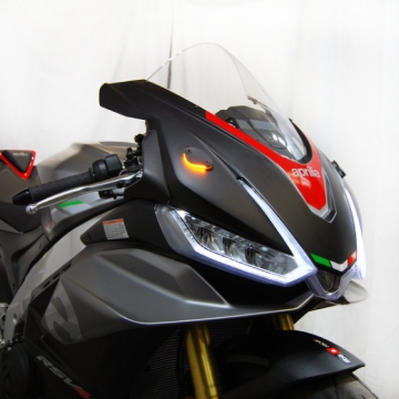 Picture of New Rage Cycles 25+ Aprilia RSV4 Mirror Block Off Turn Signals
