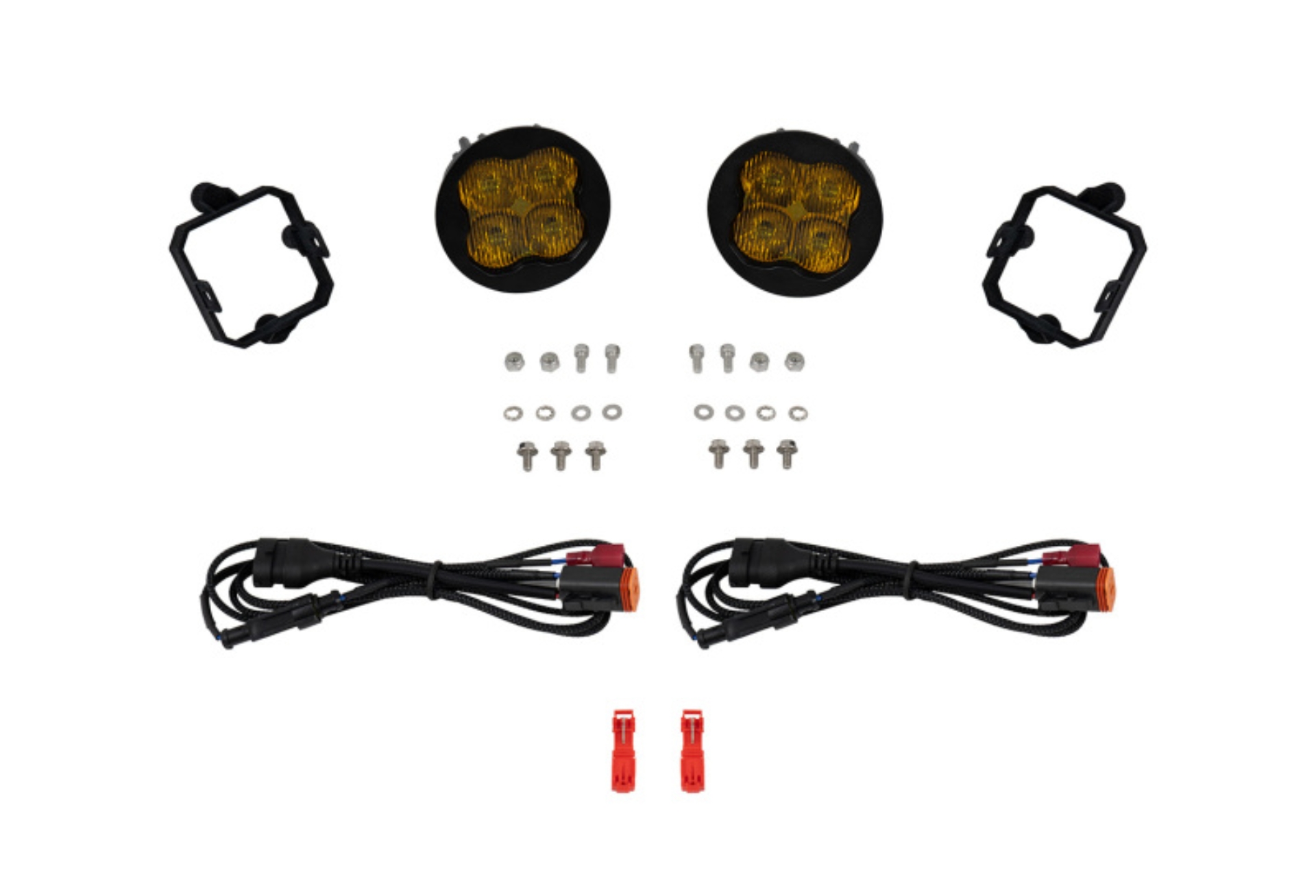 Picture of Diode Dynamics 05-07 Nissan Armada / 04-15 Titan SS3 Sport Type NO Fog Light Kit - Yellow SAE