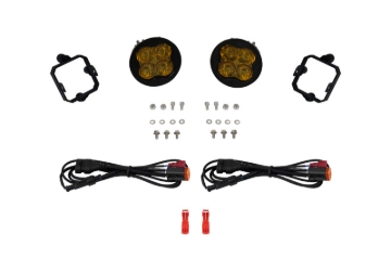 Picture of Diode Dynamics 05-07 Nissan Armada / 04-15 Titan SS3 Sport Type NO Fog Light Kit - Yellow SAE