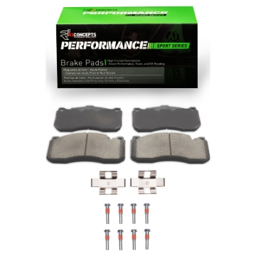 Picture of R1 06-13 BMW 330I Front Performance Sport Pads & Hardware Kit