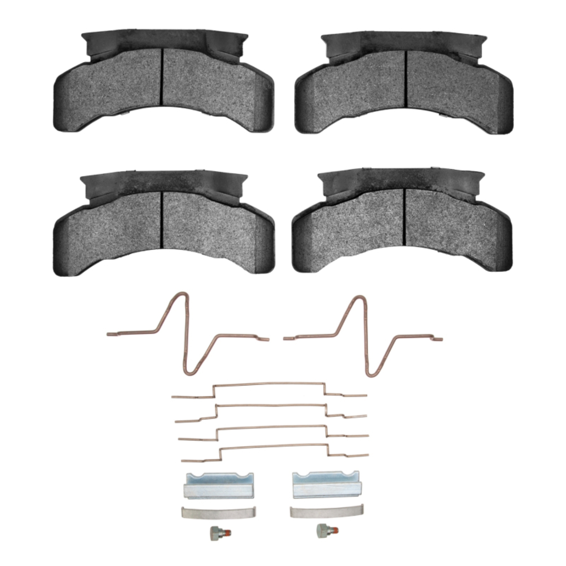 Picture of R1 83-12 Beaver Motorcoach Monterey Front/Rear Super Duty Pads & Hardware Kit